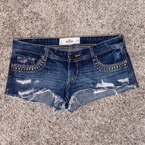 Hollister Jean Shorts Short Distressed Cut Off